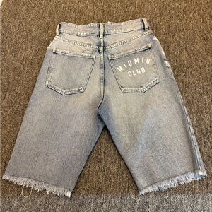 Miu Miu Club Women's Blue Jean Shorts